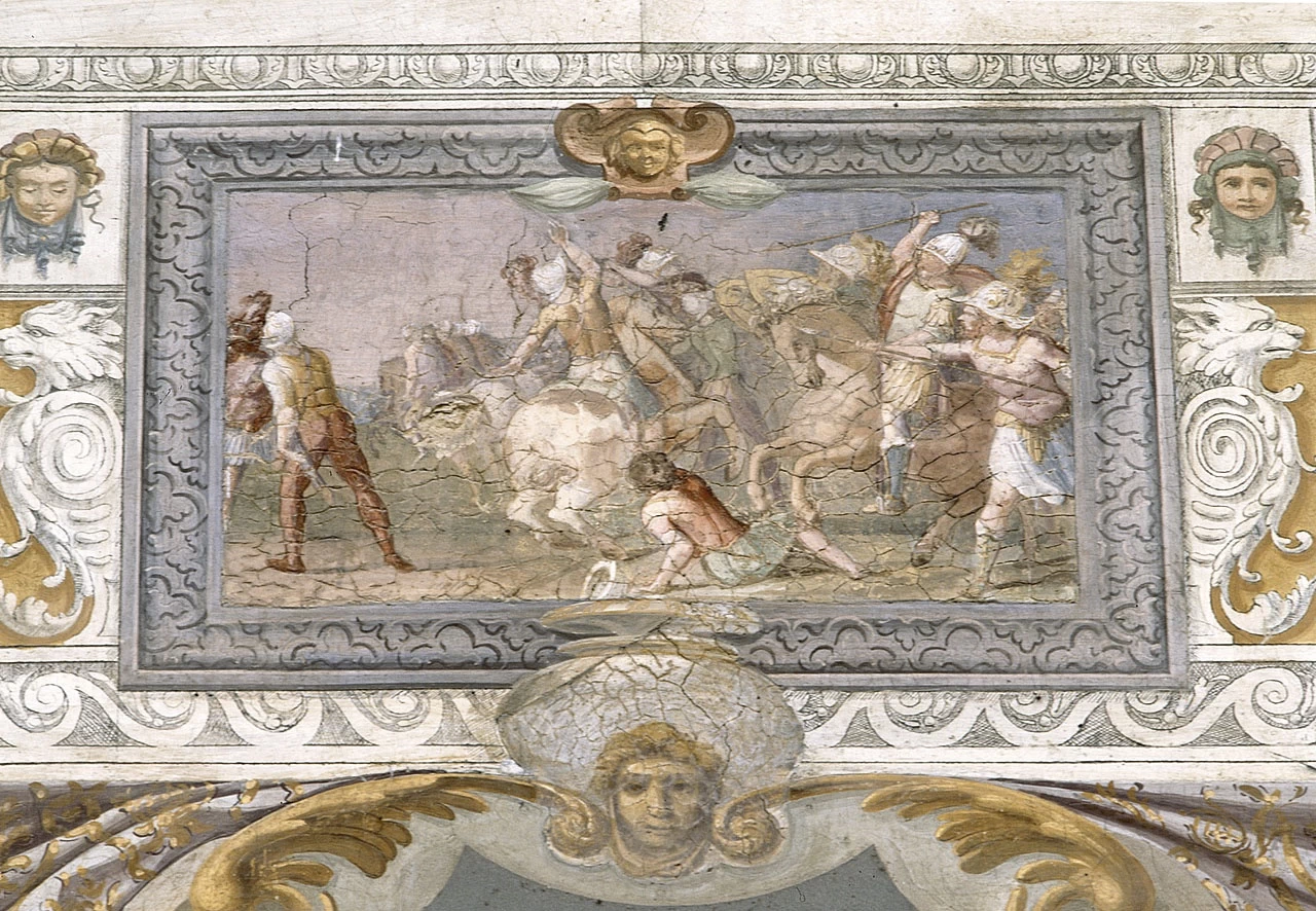Scena di battaglia - Villa medicea della Petraia, Firenze